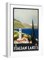 Italian Lakes-null-Framed Art Print