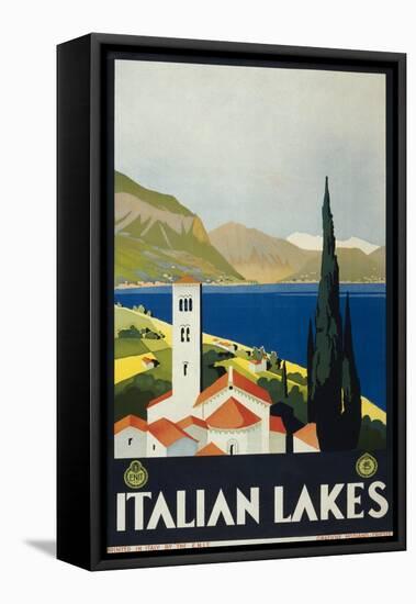 Italian Lakes-null-Framed Stretched Canvas