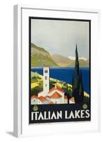 Italian Lakes-null-Framed Art Print