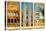 Italian Landmarks - Vintage Cards Series-Maugli-l-Stretched Canvas