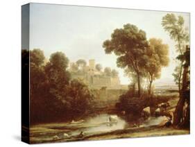 Italian Landscape, 1640-Claude Lorraine-Stretched Canvas