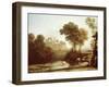 Italian Landscape, 1640-Claude Lorraine-Framed Giclee Print