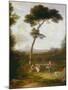 Italian Landscape, 1828-30 (Oil on Canvas)-Washington Allston-Mounted Giclee Print