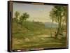 Italian Landscape, 1838 (Oil on Canvas)-Jean Baptiste Camille Corot-Framed Stretched Canvas