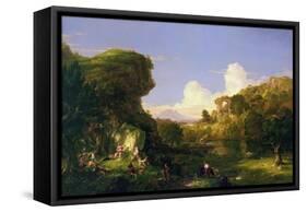 Italian Landscape, 1839-Thomas Cole-Framed Stretched Canvas