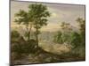 Italian Landscape, 1845-Joachim Faber-Mounted Giclee Print
