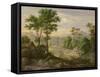 Italian Landscape, 1845-Joachim Faber-Framed Stretched Canvas