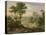 Italian Landscape, 1845-Joachim Faber-Stretched Canvas