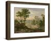 Italian Landscape, 1845-Joachim Faber-Framed Giclee Print