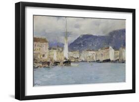 Italian Landscape, 1890-Isaak Ilyich Levitan-Framed Giclee Print