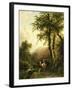 Italian Landscape, Barend Cornelis Koekkoek-Barend Cornelis Koekkoek-Framed Art Print