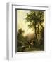 Italian Landscape, Barend Cornelis Koekkoek-Barend Cornelis Koekkoek-Framed Art Print