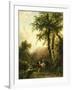 Italian Landscape, Barend Cornelis Koekkoek-Barend Cornelis Koekkoek-Framed Art Print