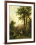 Italian Landscape, Barend Cornelis Koekkoek-Barend Cornelis Koekkoek-Framed Art Print