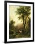 Italian Landscape, Barend Cornelis Koekkoek-Barend Cornelis Koekkoek-Framed Art Print