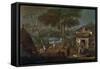 Italian Landscape, C1750-1795-Antonio Diziani-Framed Stretched Canvas