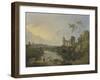 Italian Landscape (Morning), C.1760-65-Richard Wilson-Framed Giclee Print