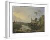 Italian Landscape (Morning), C.1760-65-Richard Wilson-Framed Giclee Print