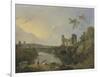 Italian Landscape (Morning), C.1760-65-Richard Wilson-Framed Giclee Print