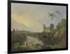 Italian Landscape (Morning), C.1760-65-Richard Wilson-Framed Giclee Print