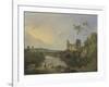 Italian Landscape (Morning), C.1760-65-Richard Wilson-Framed Giclee Print