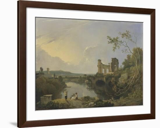 Italian Landscape (Morning), C.1760-65-Richard Wilson-Framed Giclee Print