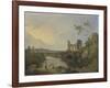Italian Landscape (Morning), C.1760-65-Richard Wilson-Framed Giclee Print