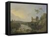 Italian Landscape (Morning), C.1760-65-Richard Wilson-Framed Stretched Canvas