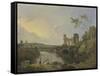 Italian Landscape (Morning), C.1760-65-Richard Wilson-Framed Stretched Canvas