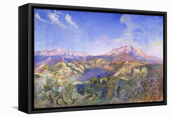 Italian Landscape (Oil on Canvas)-Annie Louisa Swynnerton-Framed Stretched Canvas