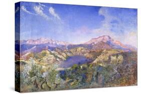 Italian Landscape (Oil on Canvas)-Annie Louisa Swynnerton-Stretched Canvas