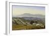 Italian landscape - view towards south from the Serpentera over the Sacco valley-Johann Wilhelm Schirmer-Framed Giclee Print