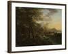 Italian Landscape with a Draughtsman-Jan Both-Framed Art Print