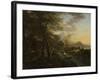 Italian Landscape with a Draughtsman-Jan Both-Framed Art Print