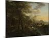 Italian Landscape with a Draughtsman-Jan Both-Mounted Art Print
