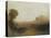 Italian Landscape with a Tower-J. M. W. Turner-Stretched Canvas