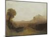 Italian Landscape with a Tower-J. M. W. Turner-Mounted Giclee Print