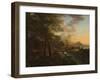 Italian Landscape with Draftsman, C. 1650-Jan Dirksz Both-Framed Giclee Print