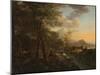 Italian Landscape with Draftsman, C. 1650-Jan Dirksz Both-Mounted Giclee Print