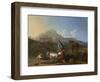 Italian Landscape with Girl Milking a Goat-Karel Dujardin-Framed Art Print