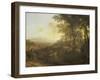 Italian Landscape with Mule Driver-Jan Both-Framed Art Print