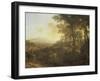 Italian Landscape with Mule Driver-Jan Both-Framed Art Print