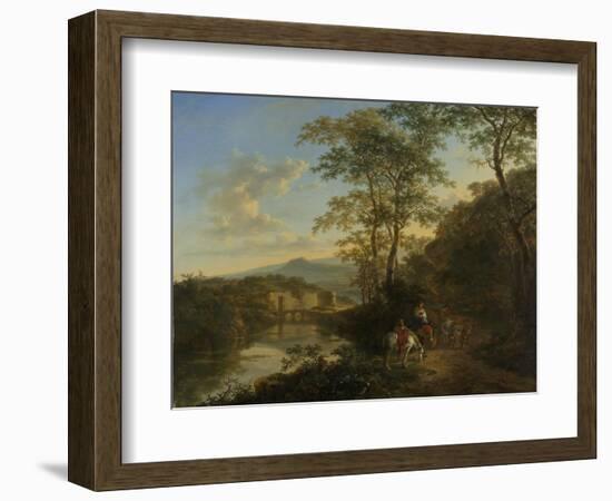 Italian Landscape with the Ponte Molle-Jan Both-Framed Art Print