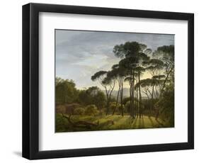 Italian Landscape with Umbrella Pines, 1805-Hendrik Voogd-Framed Art Print