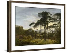 Italian Landscape with Umbrella Pines, 1805-Hendrik Voogd-Framed Art Print