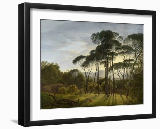 Italian Landscape with Umbrella Pines, 1807-Hendrik Voogd-Framed Giclee Print