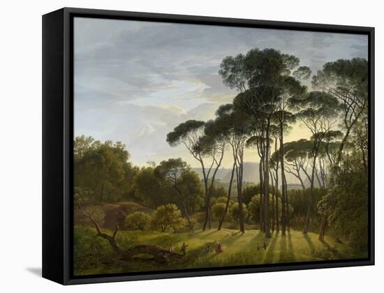 Italian Landscape with Umbrella Pines, 1807-Hendrik Voogd-Framed Stretched Canvas