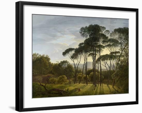 Italian Landscape with Umbrella Pines, 1807-Hendrik Voogd-Framed Giclee Print