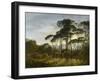 Italian Landscape with Umbrella Pines-Hendrik Voogd-Framed Art Print