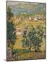 Italian Landscape-Edgar Wood-Mounted Giclee Print